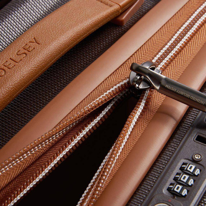 Delsey Chatelet Air 2.0 Duża twarda brązowa walizka na kółkach 76 cm