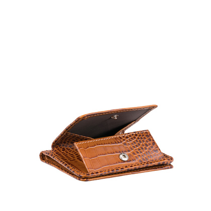 Portfel damski Canaletto koniak croco RFID PD1008s262