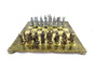 Duże ekskluzywne mosiężne szachy  - Łucznicy 44x44cm - S10BBRO