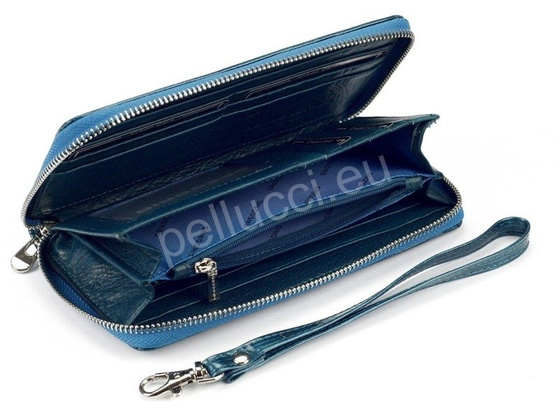 Portfel damski skórzany PELLUCCI LN-119 Czerwony