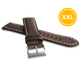 LAVVU XL Naturalnie barwiony brązowy pasek NATURE ze skóry Top Grain - 22 XL