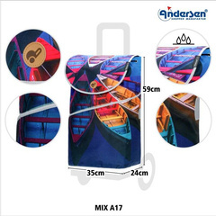 Torba na stelaż wózka zakupowego ANDERSEN MIX