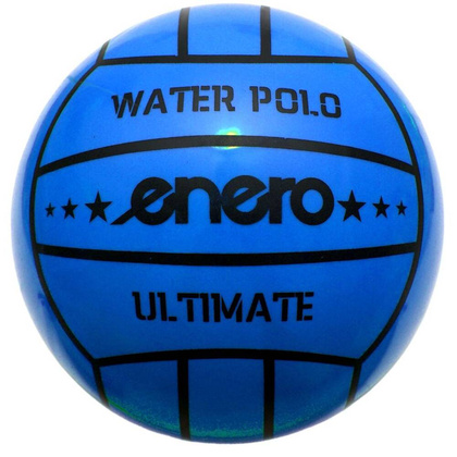 PIŁKA GUMOWA WATER POLO SIATKOWA ENERO NIEBIESKA