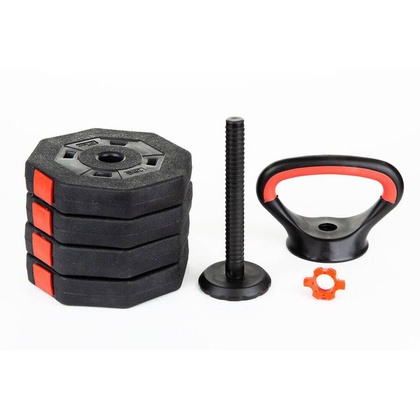 Hantla kompozytowa kettlebell 10 KG(4X2,5KG) Eb Fit