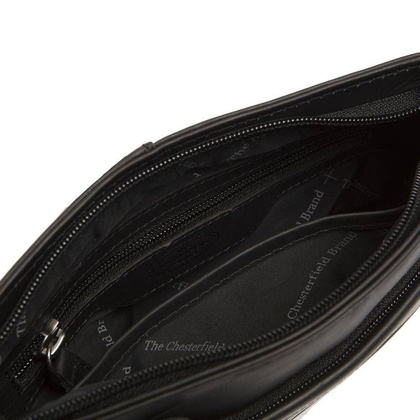 Torba na ramię skórzana Czarna - min. zamówienie 20 / 50 / 100 szt.