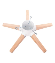 Stojak choinkowy metalowy+drewno model 7313