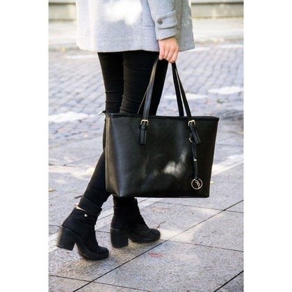 Torebka damska skórzana KEMER LUNA Czerwona - min. zamówienie 20 / 50 / 100 szt.