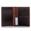 Męski cienki portfel ze skóry BRØDRENE SW01 cortez ciemny brąz - min. zamówienie 20 / 50 / 100 szt.