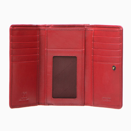 Portfel damski skórzany PUCCINI MURANO MU1805 3E Czerwony