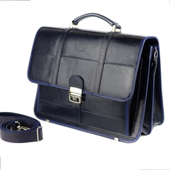 514 Teczka męska pasy - granat KEMER