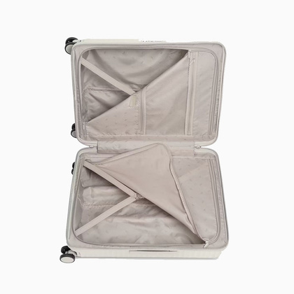 Średnia walizka PUCCINI MONTE CARLO PC036B 6B Beżowa