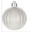 Bombki choinkowe komplet 100 szt. nietłukących plastikowych bombek   - Biało/ Szary
