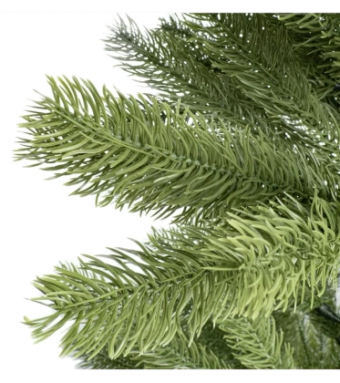 Choinka sztuczna PE09 150 cm FULL PE jasnozielona gęsta z metalowym stojakiem