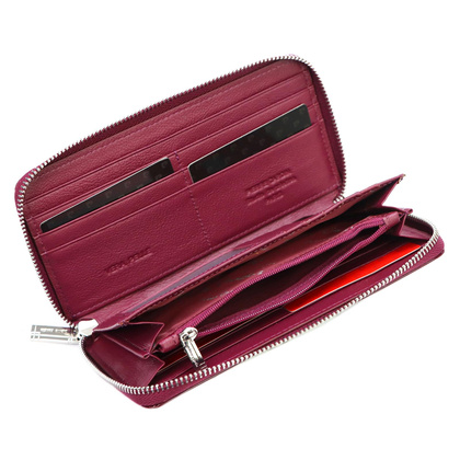 Pierre Cardin Duży skórzany portfel damski