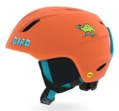 Kask zimowy GIRO LAUNCH matte deep orange dinosnow roz. XS (48.5-52 cm) (DWZ)