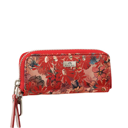 Etui na klucze BajuBaj z kolorowej skóry naturalnej – elegancja i srebrne detale ED010s132