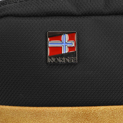 Saszetka Męska Nordee S115 czarny + jasny brąz