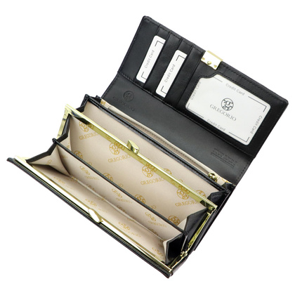 Portfel damski skórzany PELLUCCI HL-100 czarny