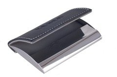 Etui na wizytówki KEMER 74404401 Czarne - min. zamówienie 20 / 50 / 100 szt.