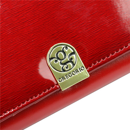 Portfel damski skórzany PELLUCCI NL-106 czerwony