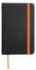 Notatnik LECTOR w rozmiarze A5, czarny, pomarańczowy
