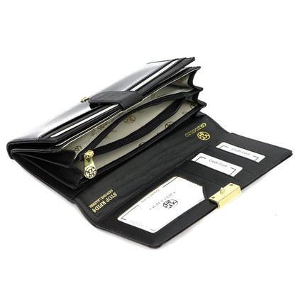 Portfel damski skórzany PELLUCCI LS-102 czarny