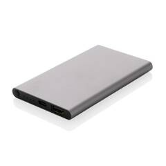 Power bank 4000 mAh z aluminium z recyklingu