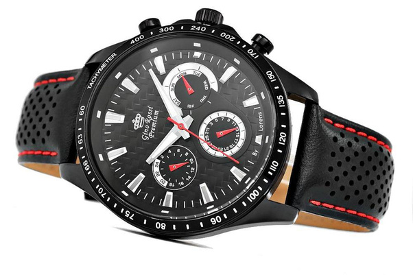 Zegarek Męski G.Rossi STALOWY PREMIUM S523A-1A3
