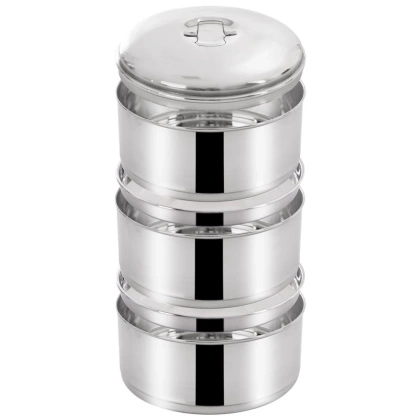 Menażka obiadowa stalowa 3-poziomowa do przenoszenia żywności 3x1,3 l