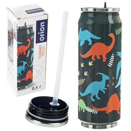 Kubek termiczny termos bidon dinozaury PUSZKA 500 ml