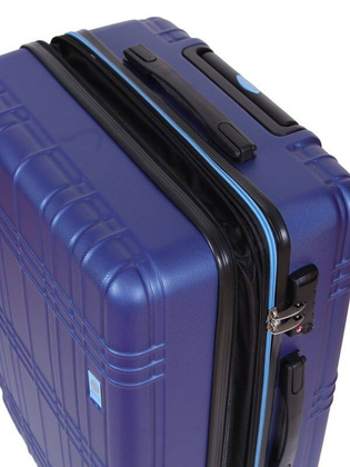 Duża walizka DIELLE 130 Granatowa