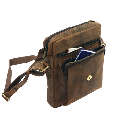 Skórzana listonoszka H1546