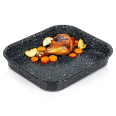 Forma blacha brytfanna brytfanka granitowa do pieczenia ciasta mięsa warzyw GRANDE 3 l