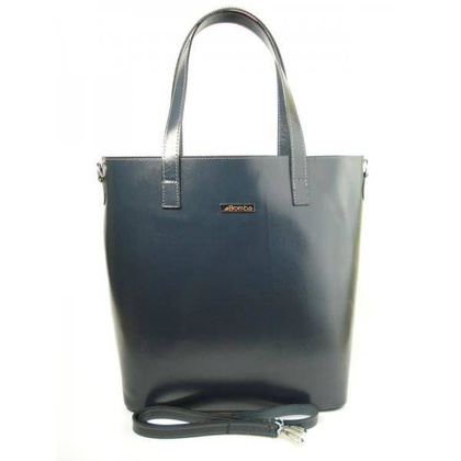 TORBA SHOPPER BAG A4 WŁOSKA  laBOMBA SZARA  SB4050G KEMER