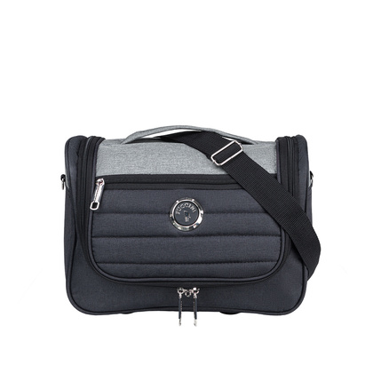 Kufer miękki PUCCINI PERUGIA QM50710 4 Szaro czarny