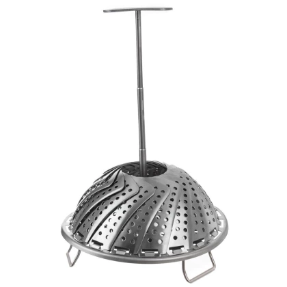 Wkład sitko do gotowania na parze stalowy 14 - 23 cm