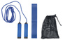 Zestaw fitness STRETCH & JUMP, czarny, niebieski