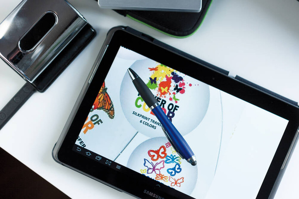 Długopis SWAY TOUCH, niebieski