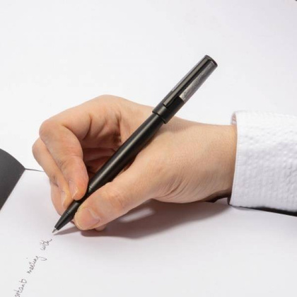 Pióro kulkowe Gear Minimal Black & Chrome