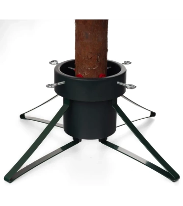 Stojak CHOINKOWY ŚREDNI ZIELONY metalowy pod choinkę drzewko z pojemnikiem