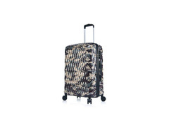 LYS Paris Santos Mała twarda wielokolorowa walizka kabinowa na kółkach 55 cm