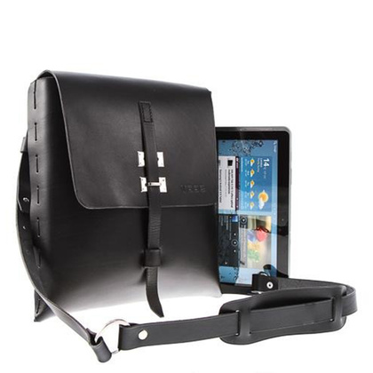 Designerska torba skóra KEMER VOOC Vintage P3 czarny