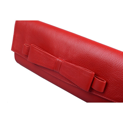 Torebka wizytowa skórzana BELLUCCI R130 Czerwona - min. zamówienie 20 / 50 / 100 szt.