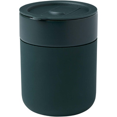 Java kubek ceramiczny z silikonową osłoną i plastikową pokrywką 330 ml
