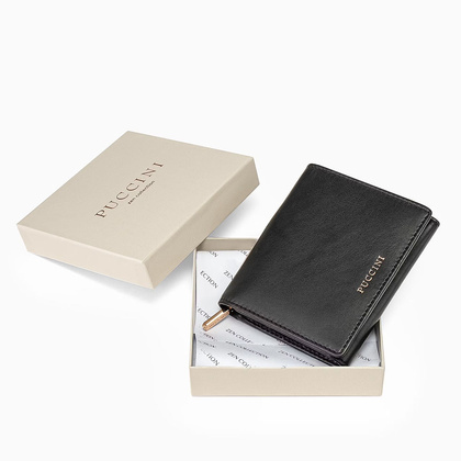 Portfel damski skórzany PUCCINI ZEN ZN9187 1 Czarny