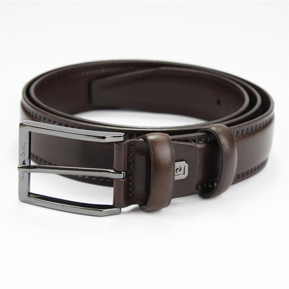 Pasek męski skórzany PIERRE CARDIN VNG 090 GF Niebieski