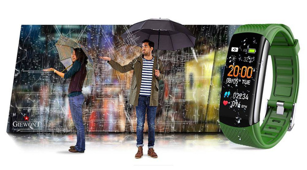 Smartband Giewont GW200-5 + Dodatkowy pasek zielony