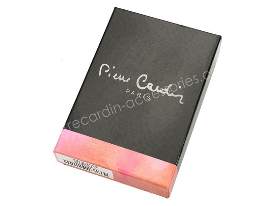 Portfel damski skórzany PIERRE CARDIN 02 LEAF 115 Niebieski