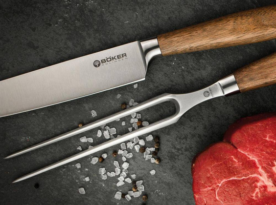 Nóż do szynki Boker Solingen Core Walnut