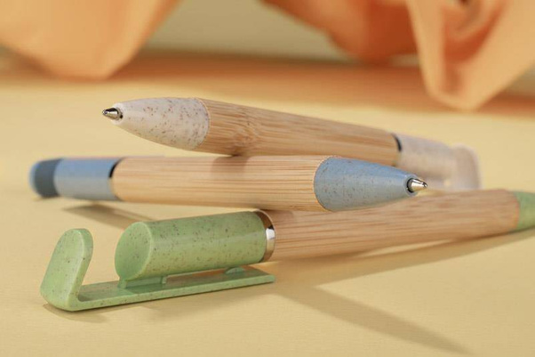 Długopis bambusowy FONIK Błękitny